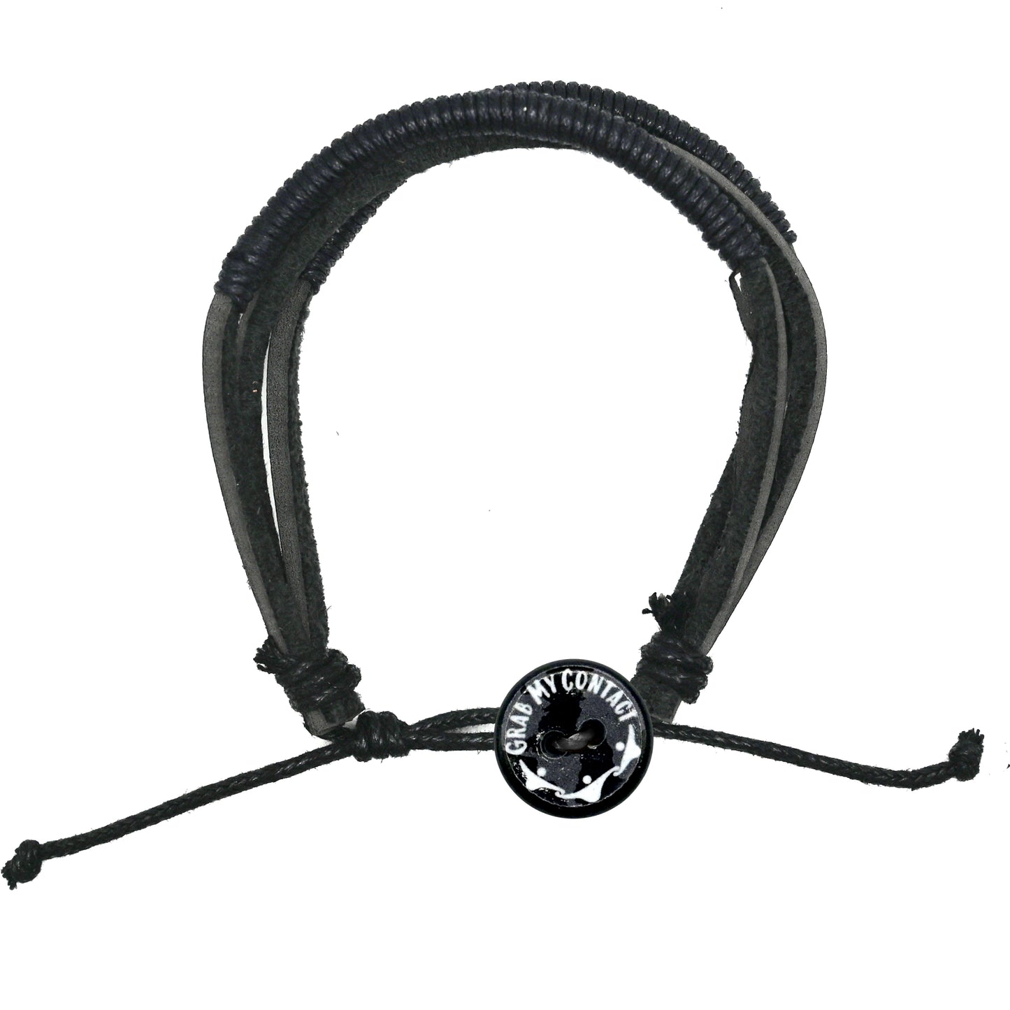 Black Leather Indy Wrap