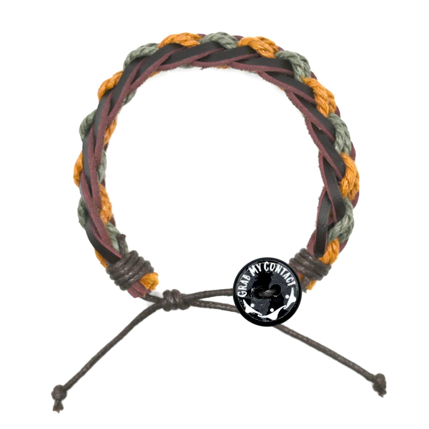 Meadow Tricolor Leather Braid