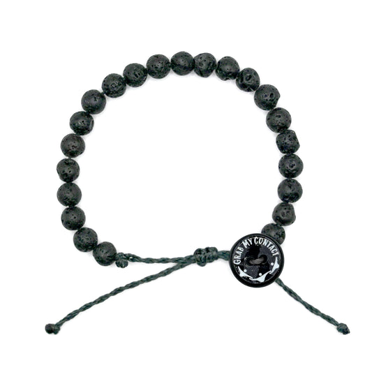 Black Lava Beads
